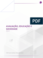 Avaliação, Educação e Sociedade - AULA 3