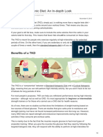 Targeted Ketogenic Diet - An In-Depth Look