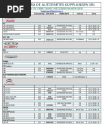 ルカ1 28.5cm Listado Julio 2020 | PDF | Vehículos Ford | Compania de