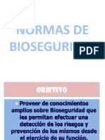 Normas de Bioseguridad