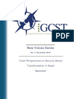 GCST WP Series 7 Youth Perspectives on Security Sector Transformation in Nepal