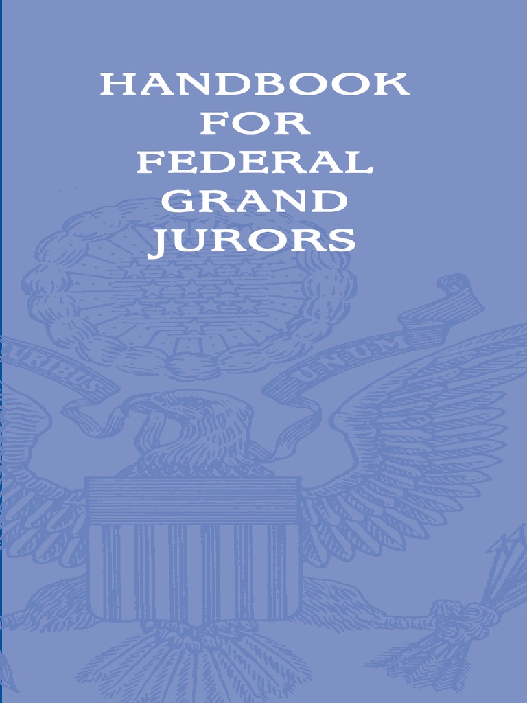 Handbook Grand Jurors Download Free PDF Law Grand Jury