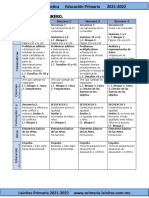 Febrero - 3er Grado Dosificación (2021-2022)