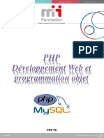 PHP-PE - PHP - Développement Web Avancé Et Programmation Objet