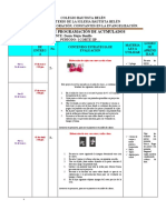 Colegio Bautista Belén: Programación de acumulados II Parcial 2020