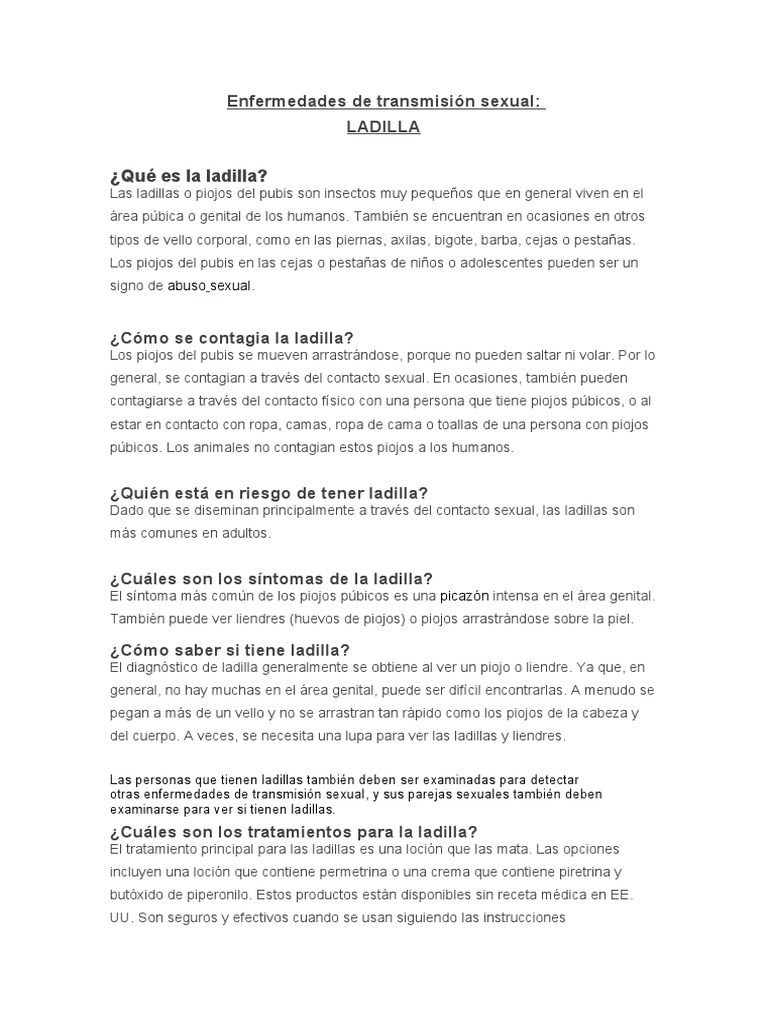 Qué Es La Ladilla PDF