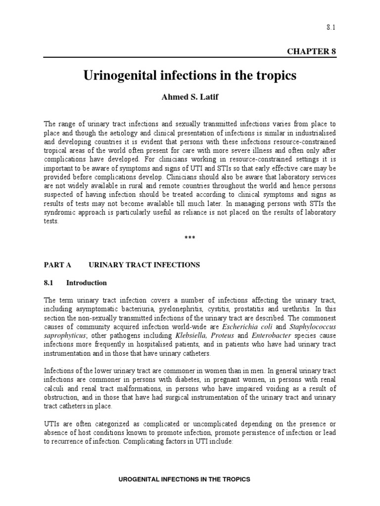 Urinary Tract Infections PDF Urinary Tract Infection Sexually