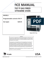 Service Manual: Stg7 P Gas Fired Rotisserie Oven