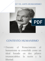 Clase 3. - Heidegger y Anti-Humanismo