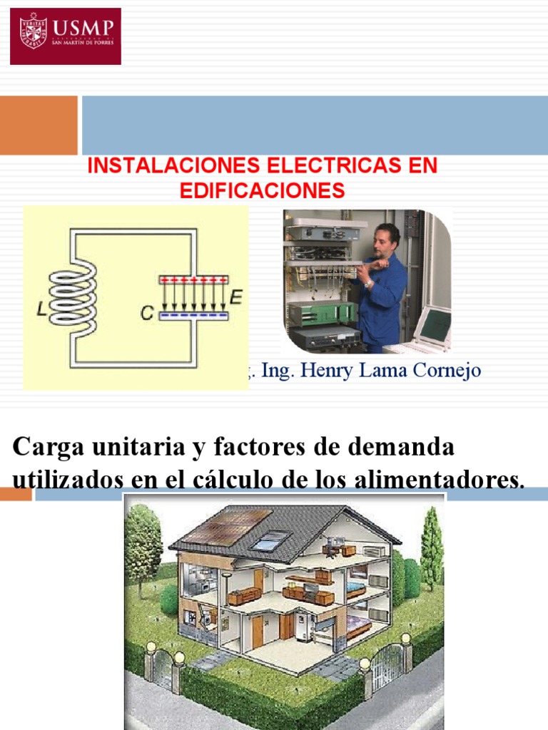 11 Carga unitaria y factores de demanda utilizados en el cálculo de los