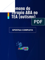 Apostila A Semana Da Terapia ABA No TEA