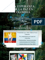 Fe y Esperanza Por La Paz en Colombia