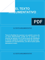 El Texto Argumentativo