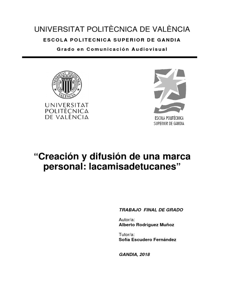 Branding y difusión de marca personal | PDF | Marca | Gestión de la marca