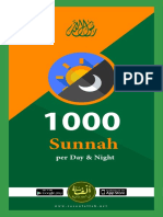 1000 Sunnahs per Day & Night: Morning and Evening Azkar