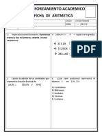 aritmetica numeros decimales 