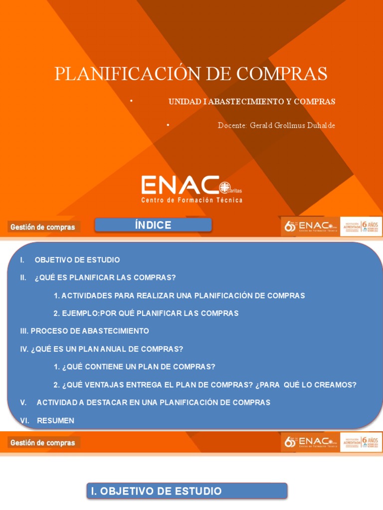 Planificación Anual de Compras | PDF | Planificación | Gestión de ...