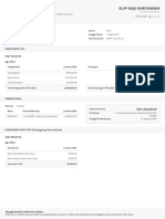 Payslip Salary Della Ayu Puspita Sari 22 Agustus 2022