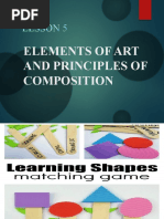 Lesson 5: Elements of Art and Principles of Composition