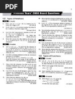 Previous Years' CBSE Board Questions: Number Less 5