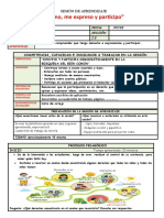 SESION TUTORIA Opino, Me Expreso y Participo