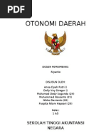Makalah Otonomi Daerah Doc