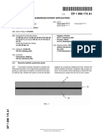 European Patent Application: Reactive Ballistic Protection Plate