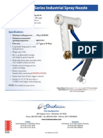 Mini M-70 Series Industrial Spray Nozzle: Specifications