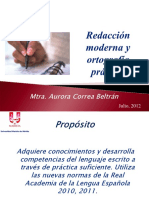 0.01 Presentación redacción moderna y ortografía práctica