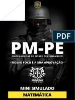 Mini Simulado PMPE - Matemática 03 - HD CURSOS