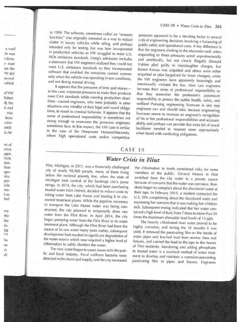 Flint Water Crisis Case PDF