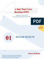 Alur Dan Tata Cara Restitusi PPN - Kelompok12