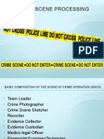 Crime Scene Processing Techniques