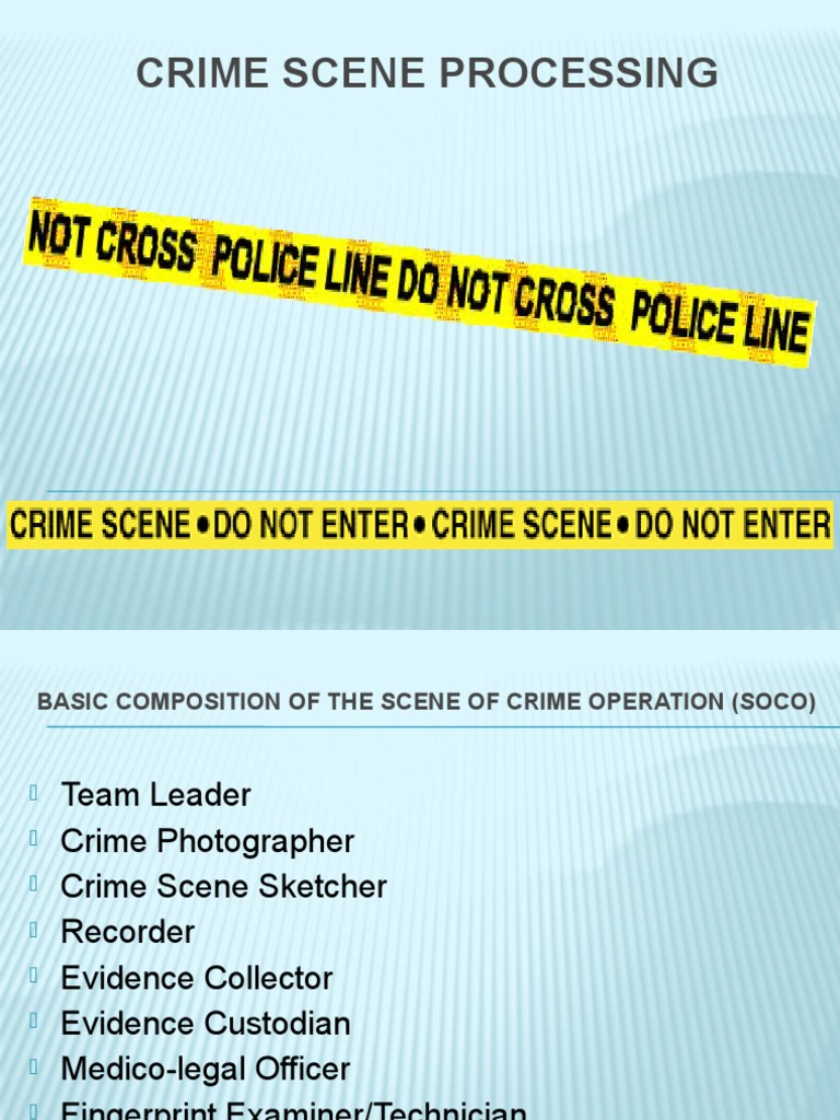 The Comprehensive Guide to Crime Scene Processing | PDF | Crime Scene ...