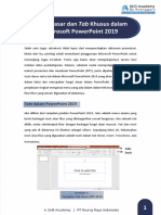 Tools Dasar Dan Tab Khusus Dalam: Microsoft Powerpoint 2019