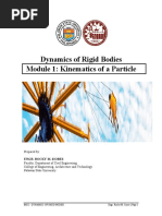 Module 1 Dynamics of Rigid Bodies