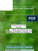 Teks Laporan Hasil Observasi