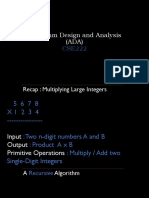 Algorithm Design and Analysis (ADA)