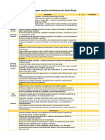 Lista de Verificación de Sesion de Aprendizaje