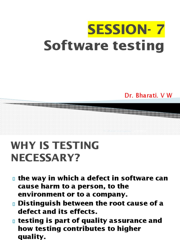SEQA Session 7 Software Testing | PDF | Software Testing | Software Bug