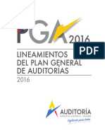 Plan General de Auditoría 2016-ENTIDADES PUBLICAS