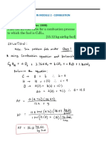 Illustrative Problems in Module 2 - Combustion: Case 1