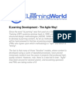 Elearning Development - The Agile Way!