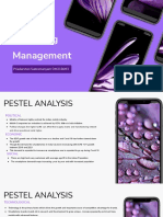 Mobile Industry PESTEL Analysis and Competitor Comparison