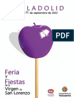 Programa Fiestas de Valladolid 2022