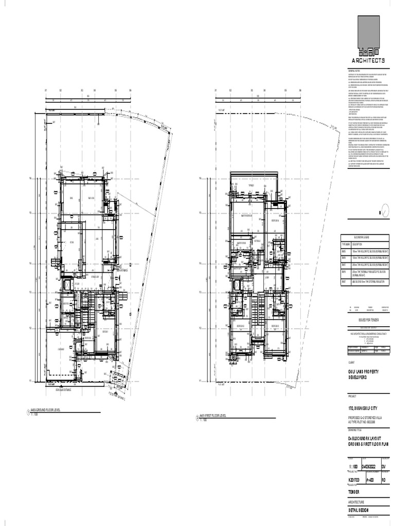 A-400 - Ground & First Floor Plan | PDF | Economic Sectors | Design