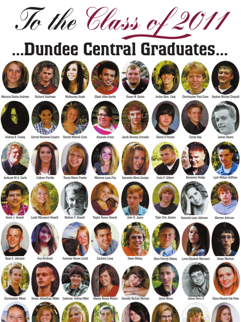 2011 Graduation Congratulations List | PDF | Sports & Recreation | Art