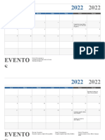 Calendario de Actividades 2022 IEVERS