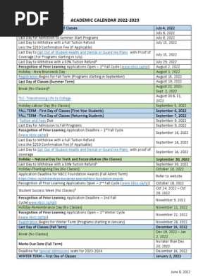 Academic Calendar ALL | PDF | Tuition Payments | Academic Term