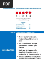 Page No - , Tapan Panda - Edition - 2nd: Dropbox Revolutionizes Cloud Storage Service With Easy File Sharing For All